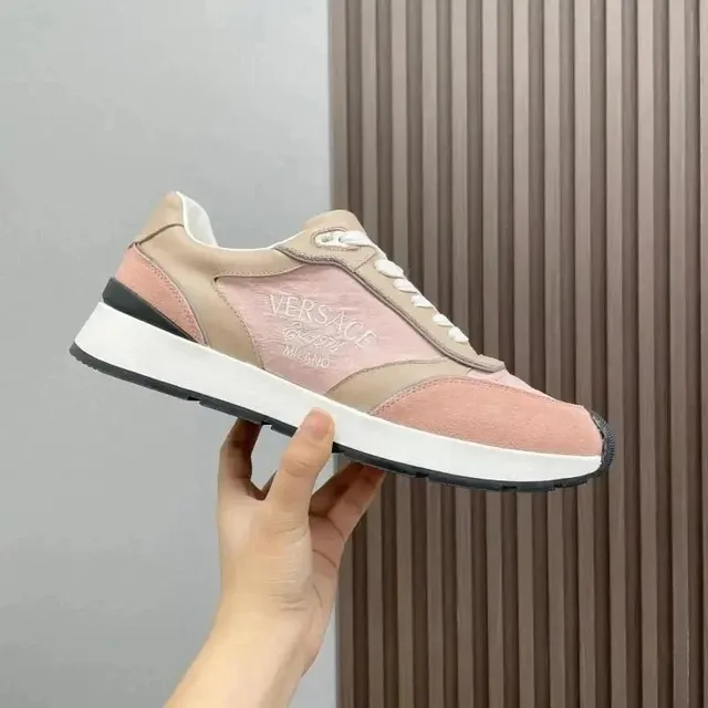 Versace Sneaker Pink Suede