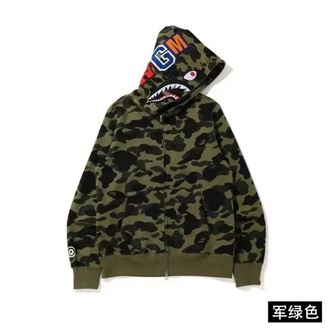 BAPE Shark Hoodie Camo