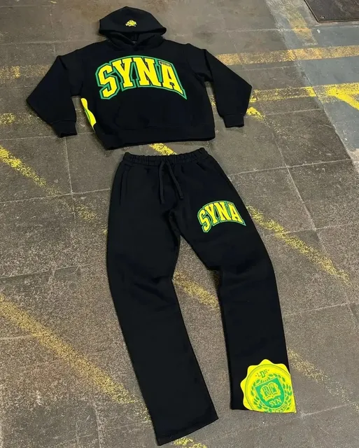 Syna World Hoodie and Joggers Set SYNA Arch Logo