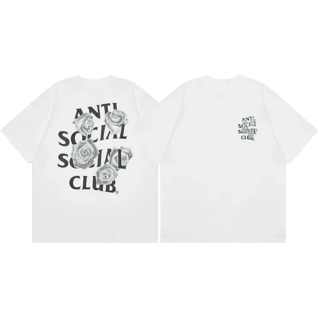 Anti Social Social Club Rose Graphic Tee Roses Print