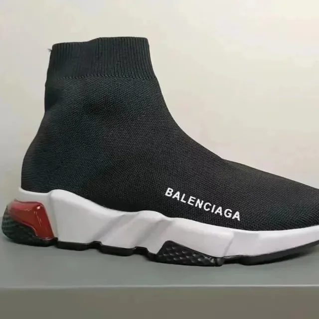 Balenciaga Speed Trainer Black White Red