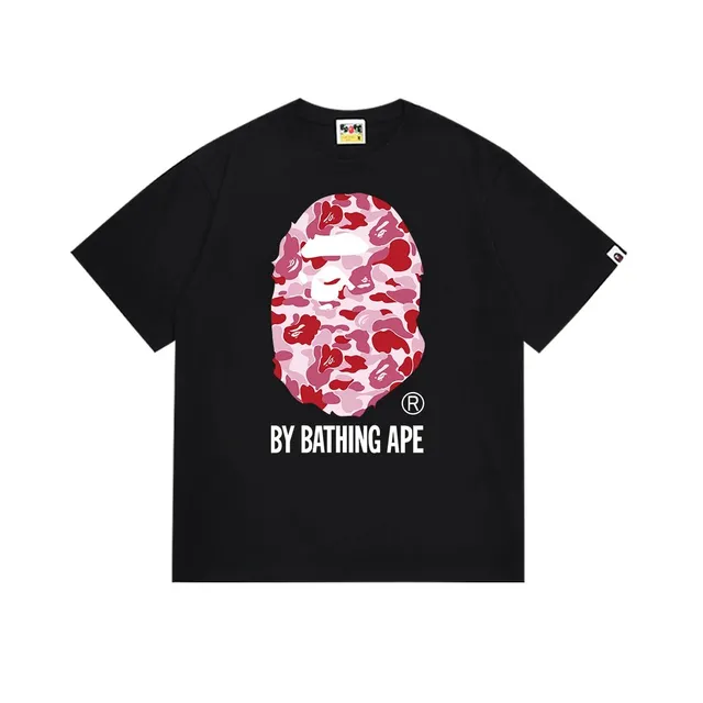 BAPE Ape Head Tee Pink Camo