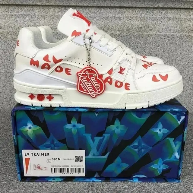 Louis Vuitton LV Trainer White/Red