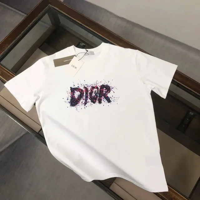 Dior T-Shirt Splatter Logo
