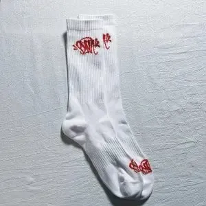 一双红白 没袋子