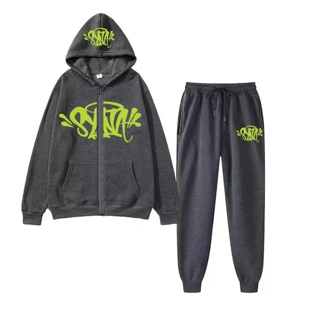 Corteiz Hoodie and Joggers Set Graffiti Logo