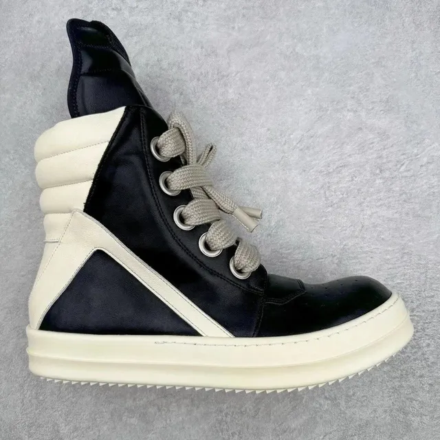 Rick Owens Geobasket High Black/Off-White