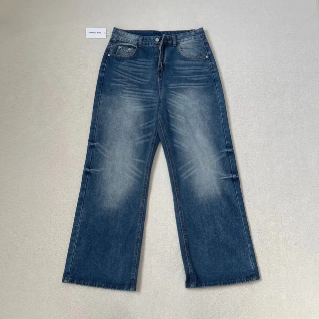 Acne Studios Wide-Leg Jeans Medium Wash