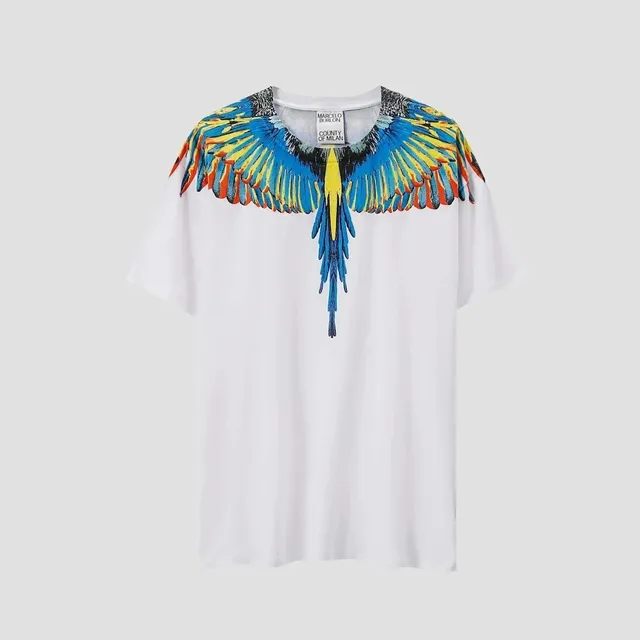 Marcelo Burlon Wings T-Shirt Parrot Wings Print