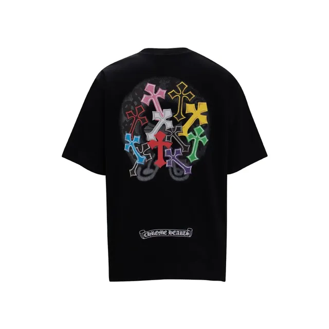 Chrome Hearts Cross Graphic Tee Multicolor Cross Print