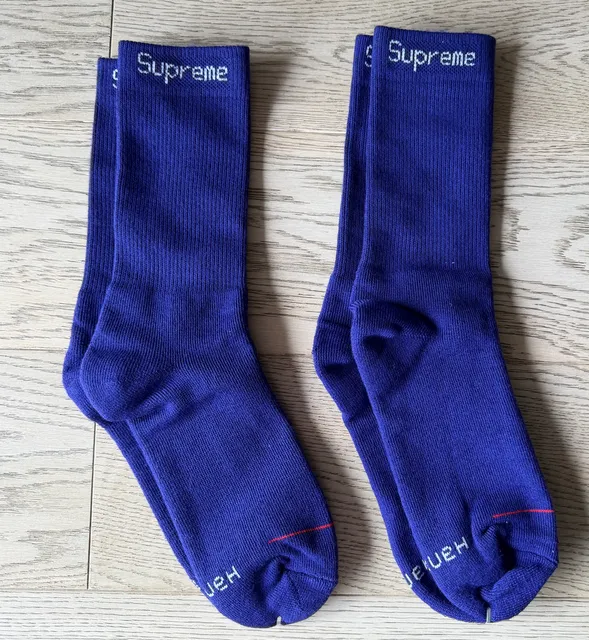 Supreme Crew Socks Box Logo