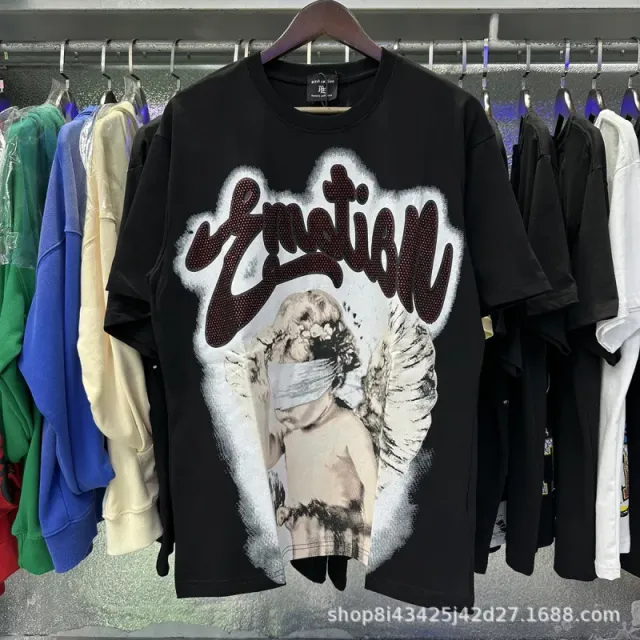 Mixed Emotion Graphic Tee Emotion Angel Print