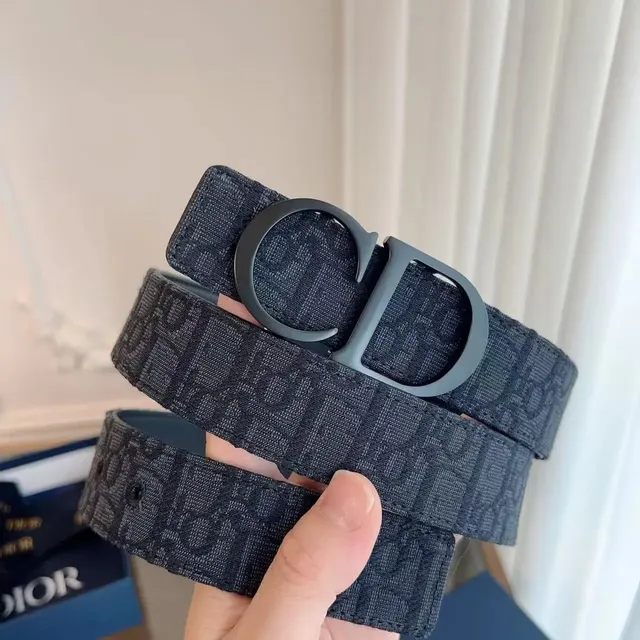 Dior Oblique Belt Monogram Canvas