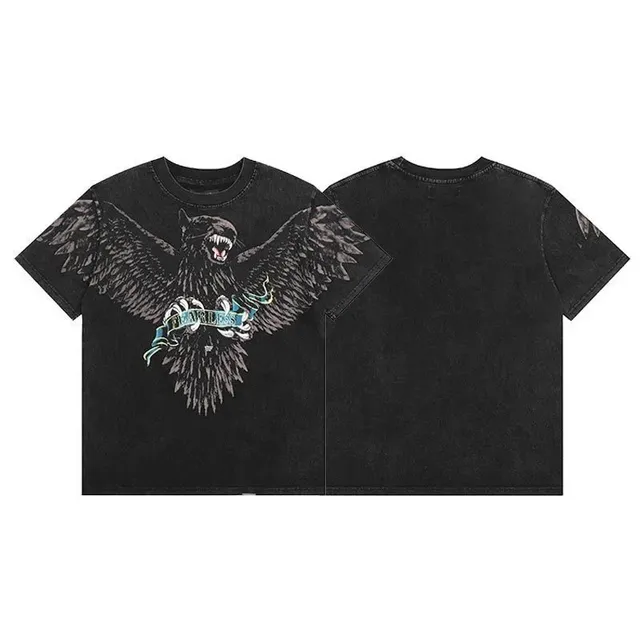 Fear of God Essentials Eagle Graphic Tee Washed Black