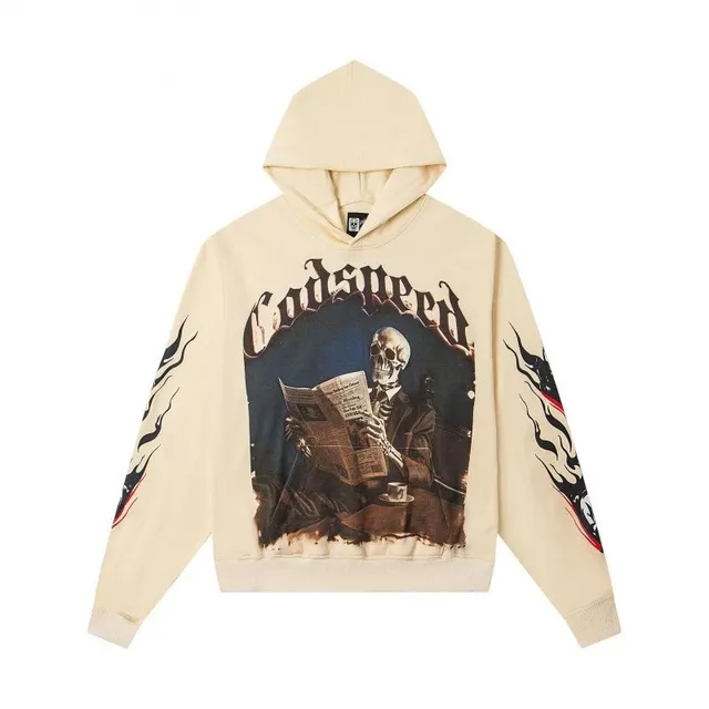 Godspeed Hoodie Skeleton Print