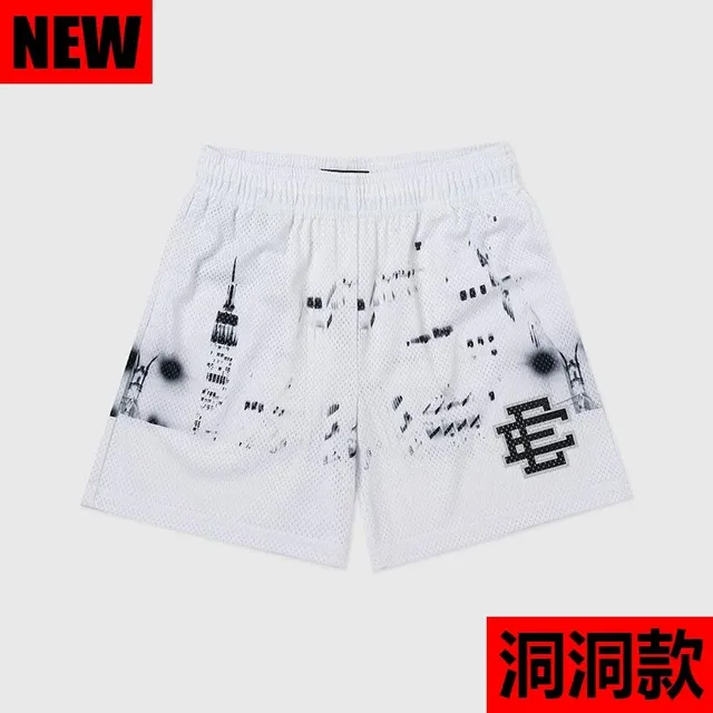 Off-White Mesh Shorts New York City Print
