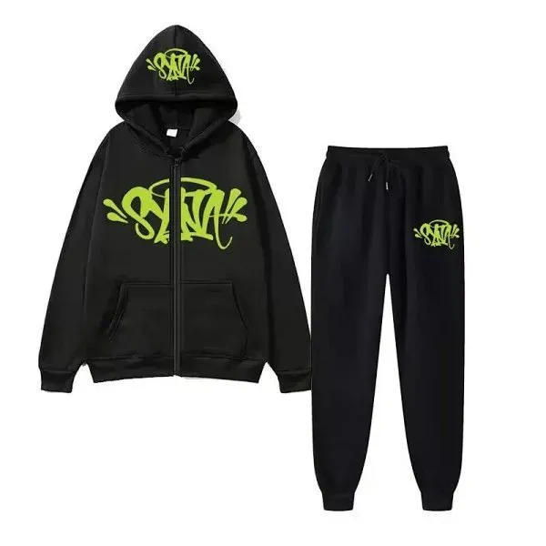Hoodie and Jogger Set Graffiti Logo