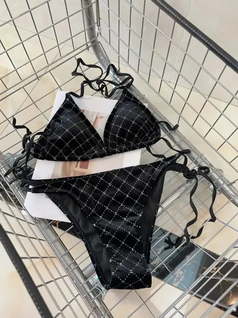 Chanel Triangle Bikini Set