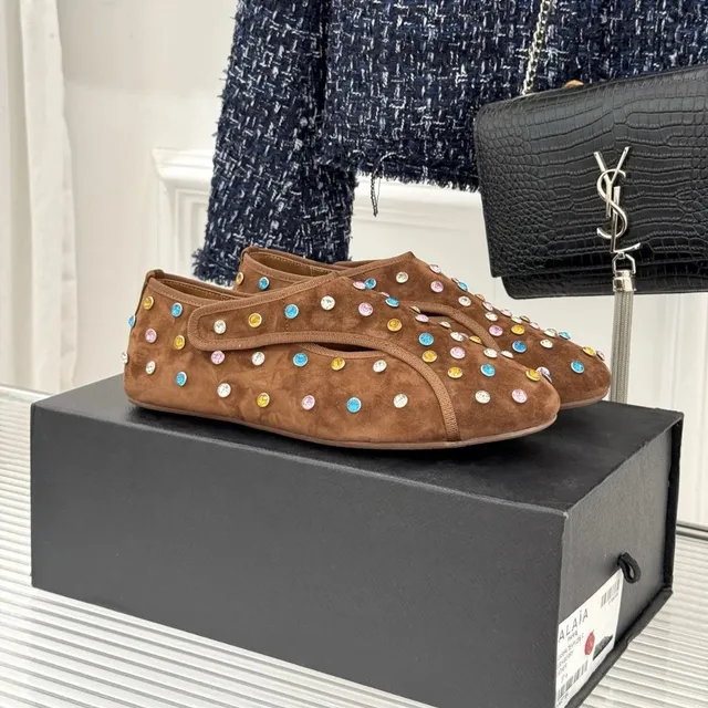 Saint Laurent Loafer Crystal-Embellished
