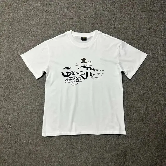 Graphic T-Shirt Black Script Print