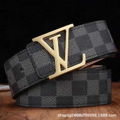 Louis Vuitton Damier Graphite Belt LV Buckle