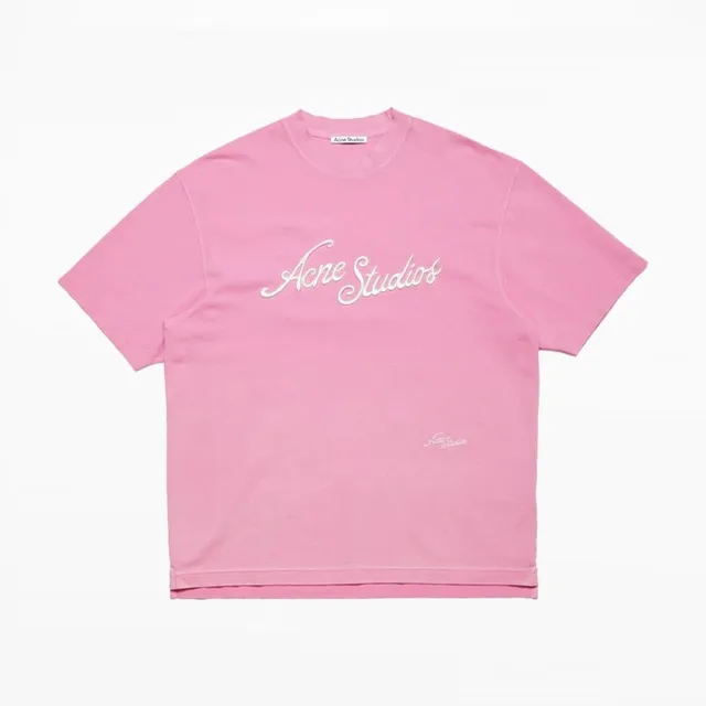 Acne Studios Logo T-Shirt Embroidered Script