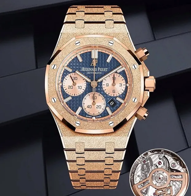 Audemars Piguet Royal Oak Chronograph Blue Tapisserie Dial