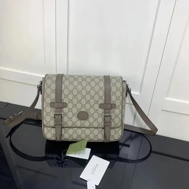 Gucci GG Marmont Messenger Bag Monogram Canvas