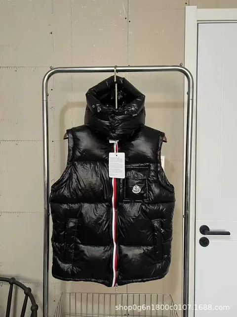Moncler Puffer Vest Glossy Nylon