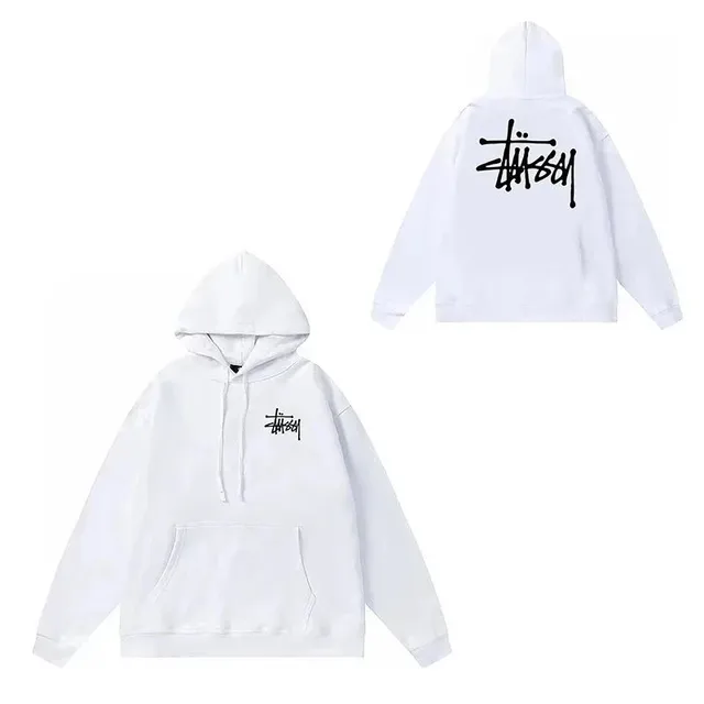 Stüssy Hooded Sweatshirt Logo Print