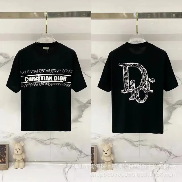 Dior Graphic T-Shirt Logo Print