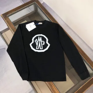 Long-Sleeve Logo Tee Moncler Logo