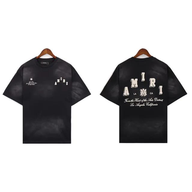 Amiri Graphic Tee Acid Wash