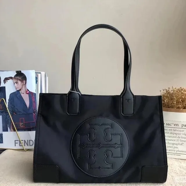 Tory Burch Tote Bag Logo Embossed