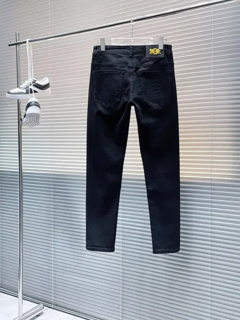 Hermès Jeans Embroidered Logo