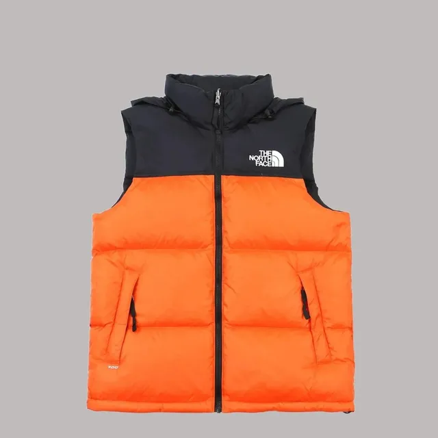 The North Face Nuptse Vest Orange/Black