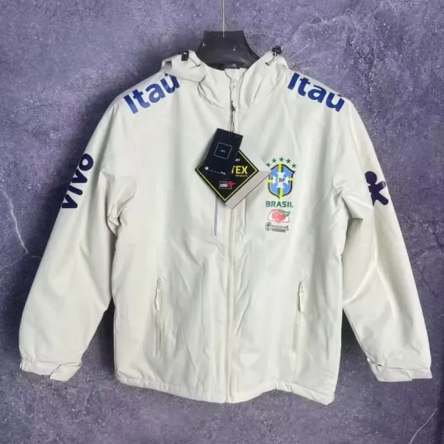 Brazilian windbreaker white plus velvet