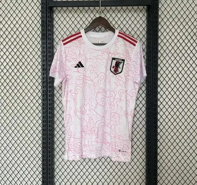 Adidas Japan National Team Jersey Pink Line Art