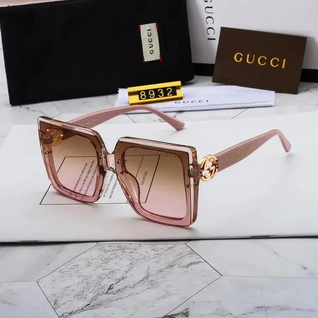 Gucci Square Sunglasses Gradient Lens