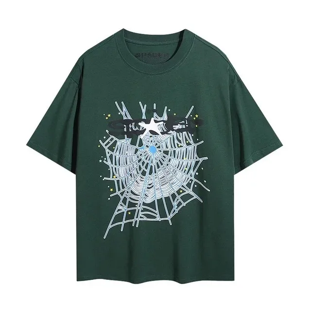 Stüssy Graphic T-Shirt Spiderweb Print