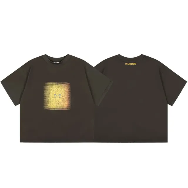 Mertra Graphic Tee Butterfly Gradient Print