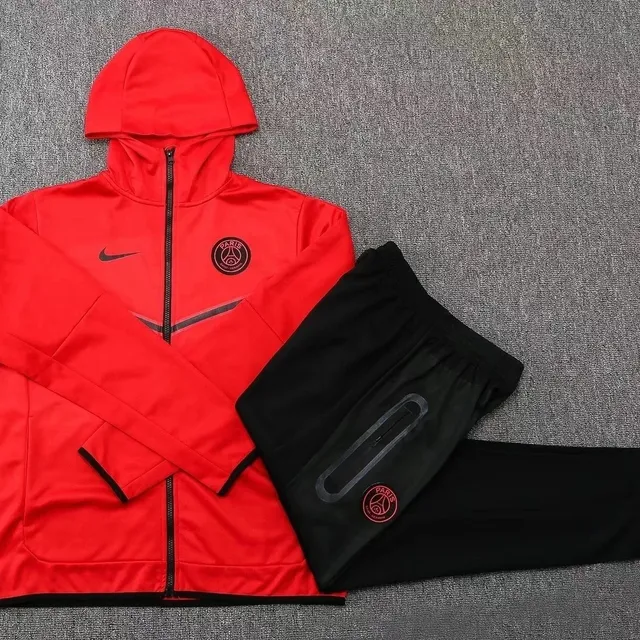 Nike Paris Saint-Germain Tech Fleece Set Red/Black