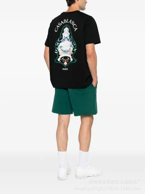 Casablanca Graphic T-Shirt Paris Lighthouse Print