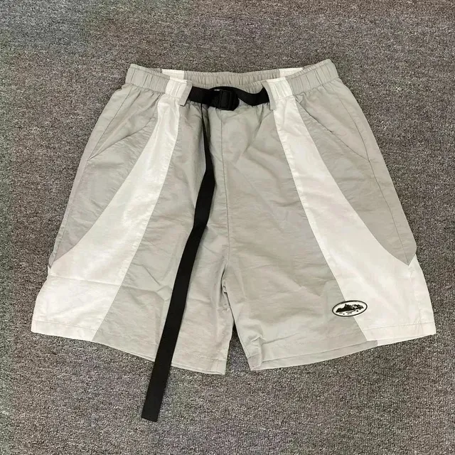 Off-White Diagonal Panel Shorts