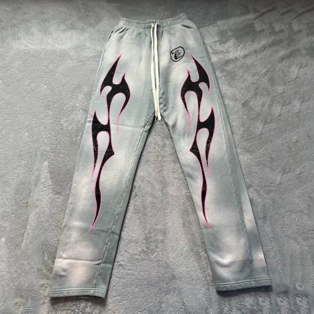 Hellstar Tribal Sweatpants Flame Print