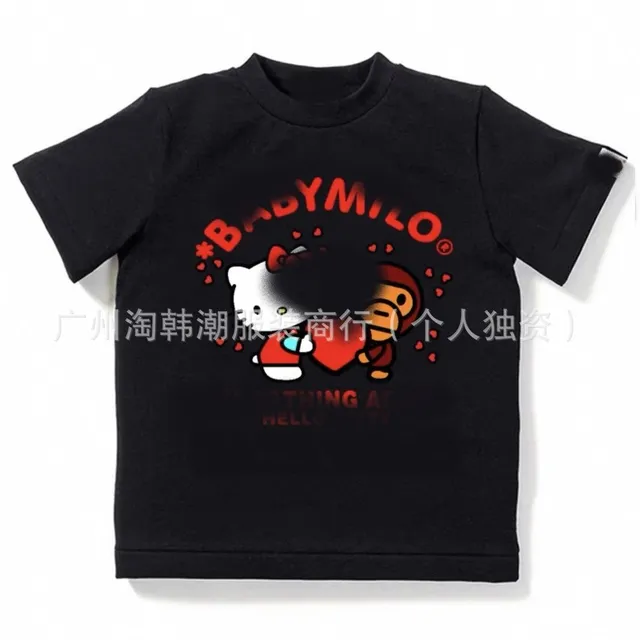 BAPE Graphic Tee Hello Kitty x Ape