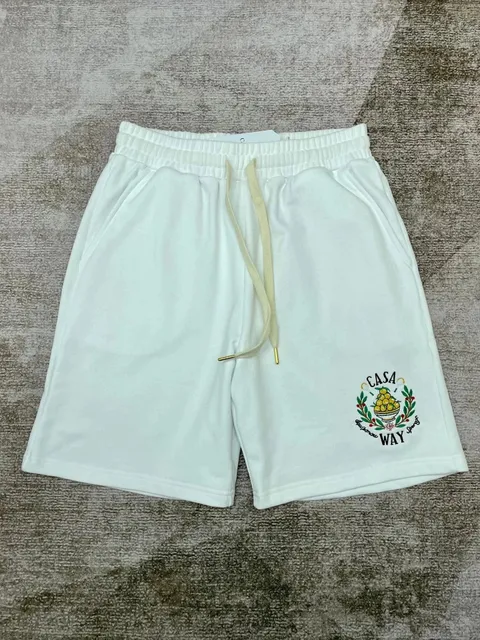 Casablanca Tennis Club Shorts Casa Way Embroidery