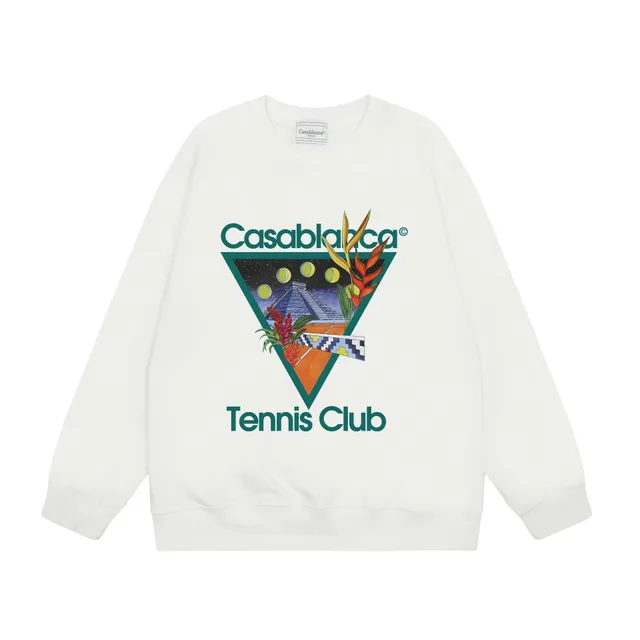 Casablanca Tennis Club Sweatshirt Graphic Print