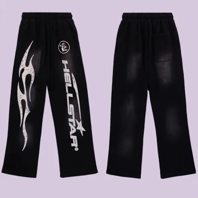 Hellstar Track Pants Flame Logo