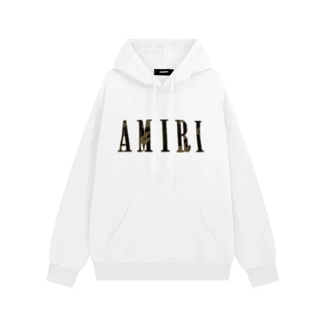 Amiri Hooded Sweatshirt Camouflage Logo